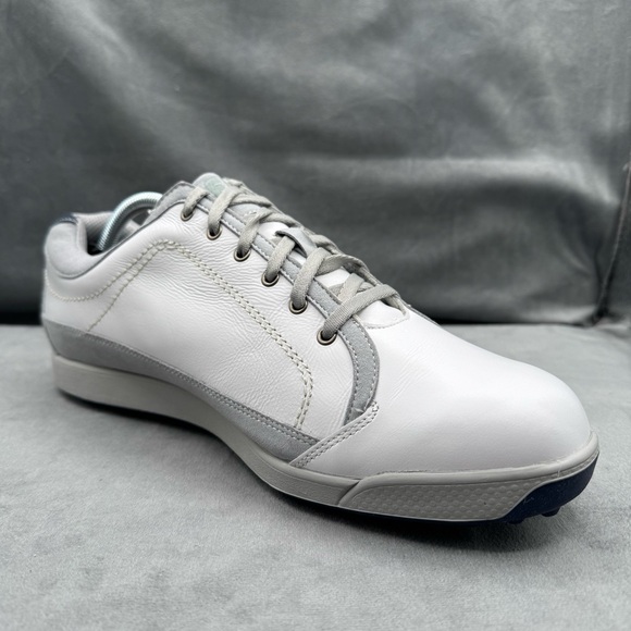 FootJoy Contour Casual Men’s Spikeless White Golf Shoes Size 10.5 Wide Like New - Picture 8 of 16